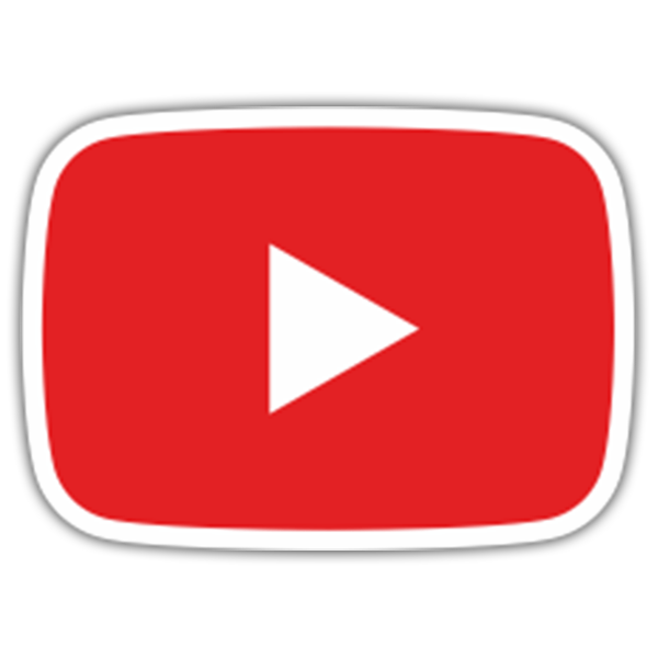 Autocollants: Youtube Play