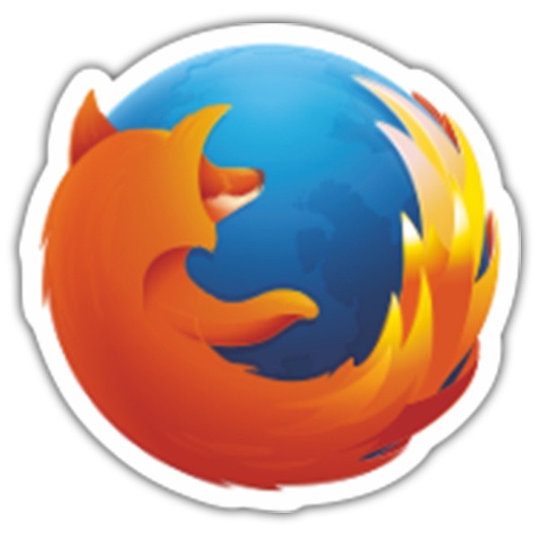 Autocollants: Mozilla Firefox Logo