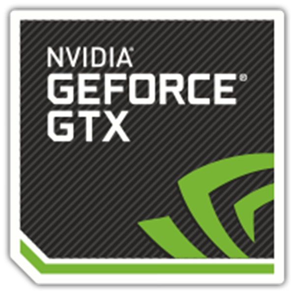 Autocollants: NVIDIA GeForce GTX