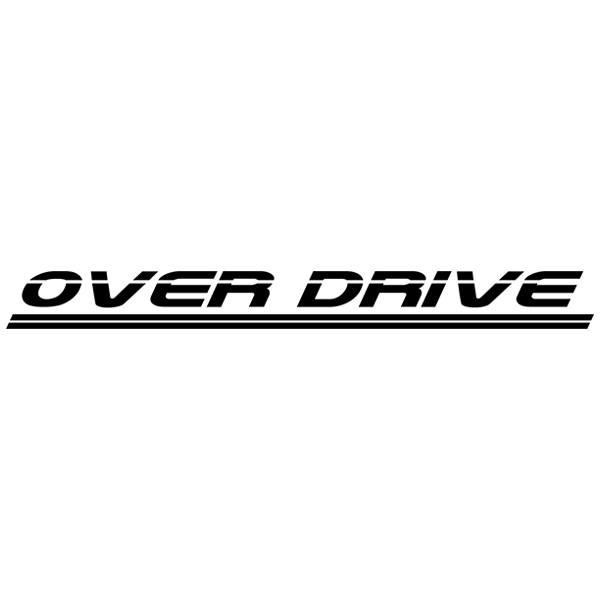 Autocollants: Pare soleil Over Drive