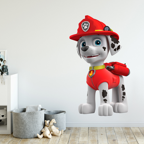 Fournisseur spécialiste déco linge de maison depuis 40 ans Stickers Pat  Patrouille Chiot- Nickelodeon Paw Patrol