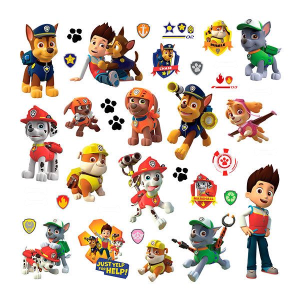 Stickers pour enfants: Pat Patrouille Tout en un