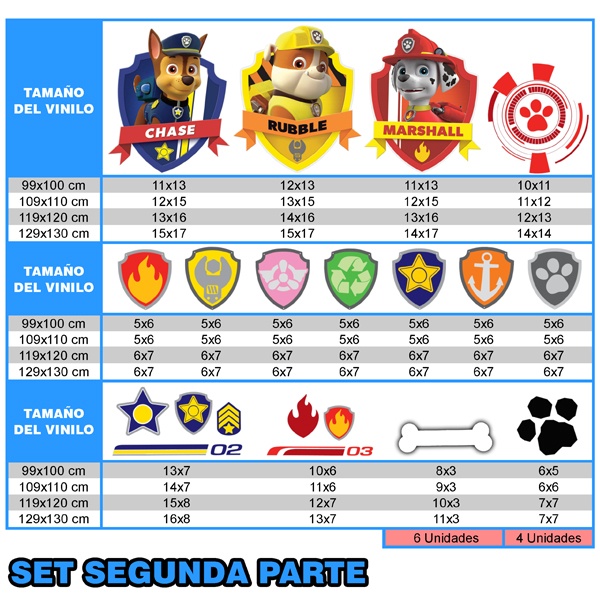 Stickers pour enfants: Pat Patrouille Tout en un