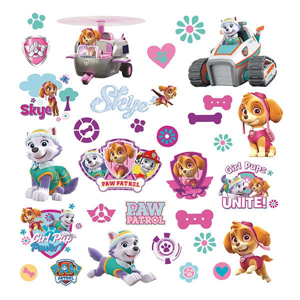 Stickers pour enfants: Pat Patrouille Girl Pup