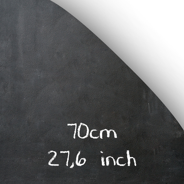 Stickers muraux: Feuilles tableau noir 70 cm.
