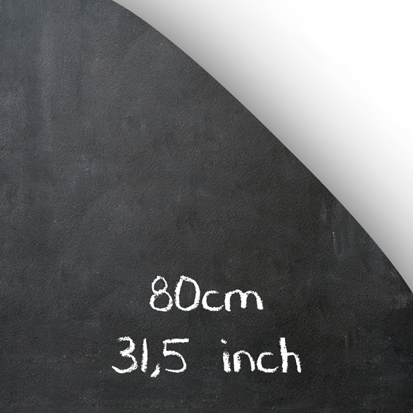 Stickers muraux: Feuilles tableau noir 80 cm.