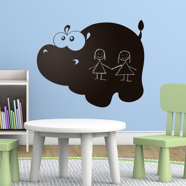 Stickers pour enfants Hippopotame