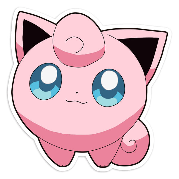 Autocollants: Rondoudou Pokémon