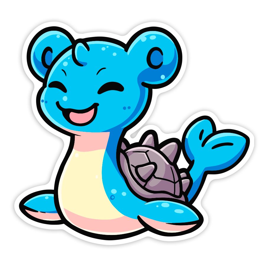 Autocollants: Lokhlass Pokémon Chibi