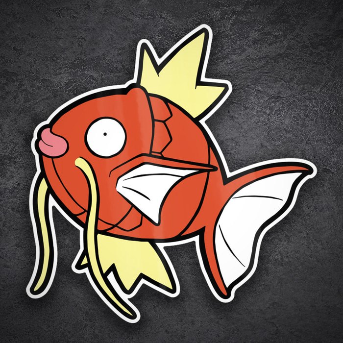 Autocollants: Magicarpe Surpris Classique
