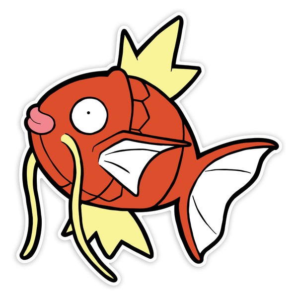 Autocollants: Magicarpe Surpris Classique