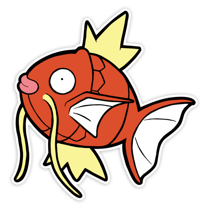 Autocollants: Magicarpe Surpris Classique