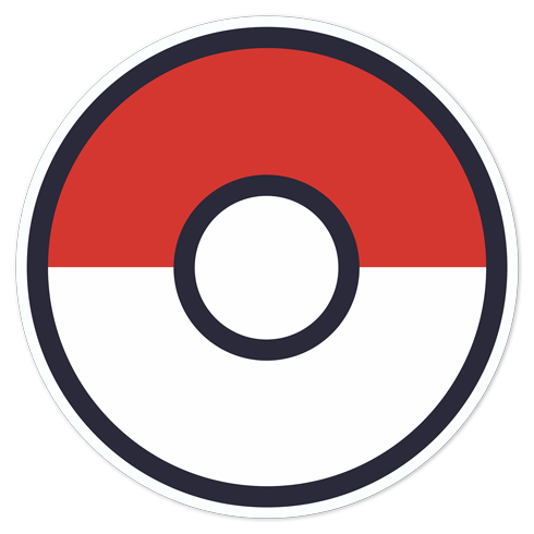 Autocollants: Poke Ball - Pokemon