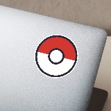 Autocollants: Poke Ball - Pokemon 5