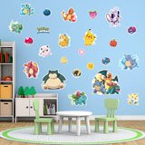 Stickers pour enfants: Kit 24X Pokemon Gotta Catch'em all 5
