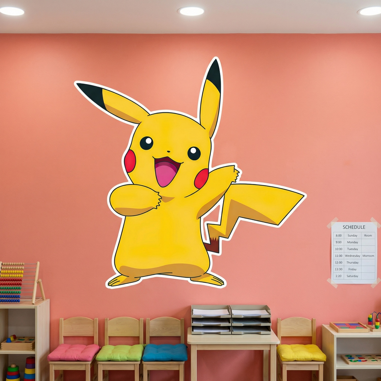 Stickers pour enfants: Pikachu