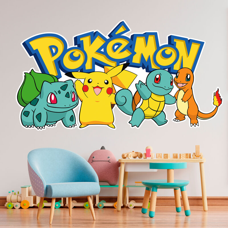 Stickers pour enfants: Pikachu et ses amis Pokémon