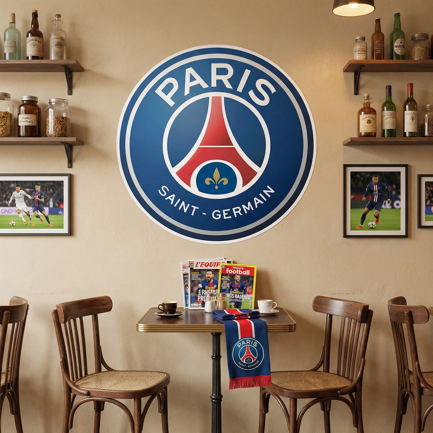 Stickers muraux: Armoiries de Paris Saint Germain