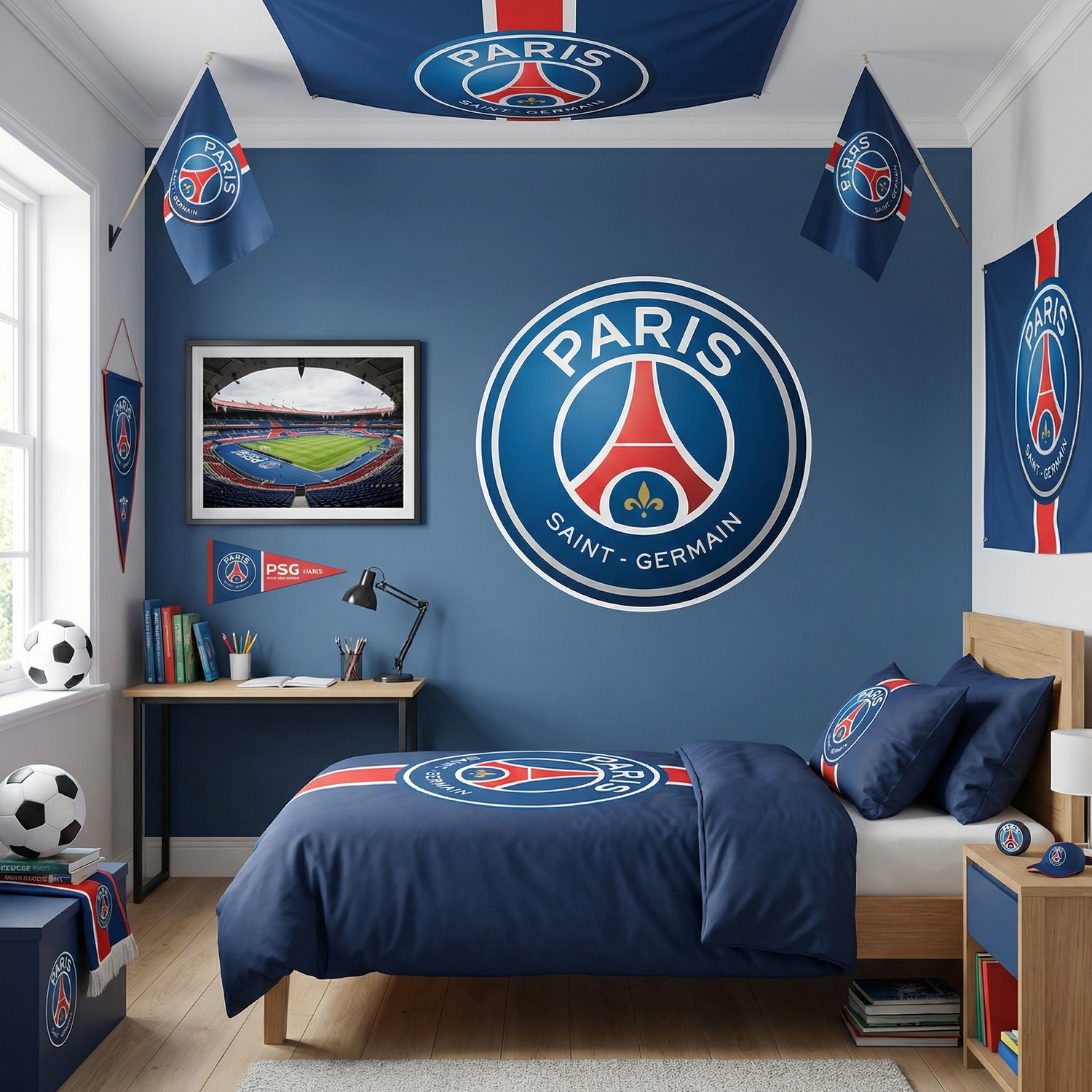Stickers muraux: Armoiries de Paris Saint Germain