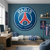 Stickers muraux: Bouclier du PSG 14