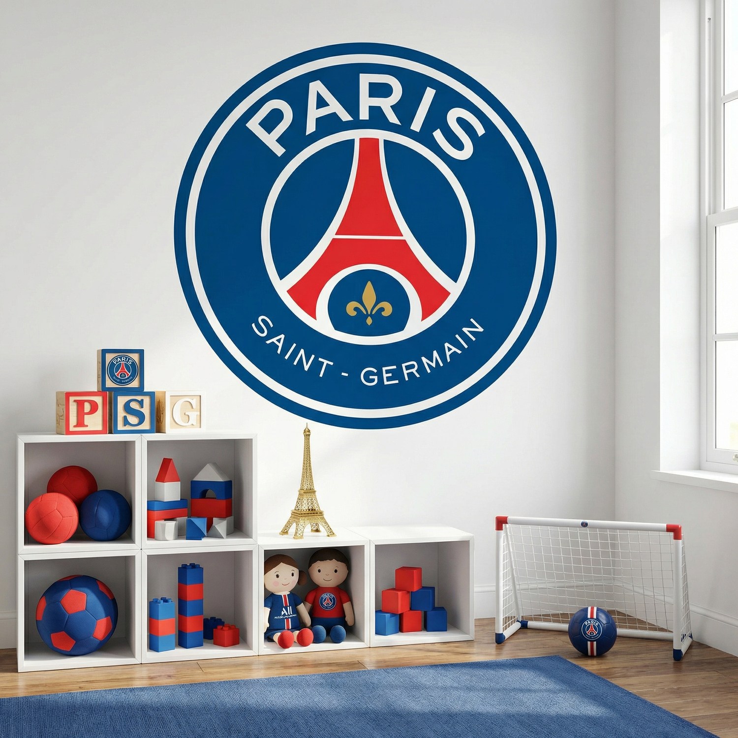 Stickers muraux: Bouclier du PSG