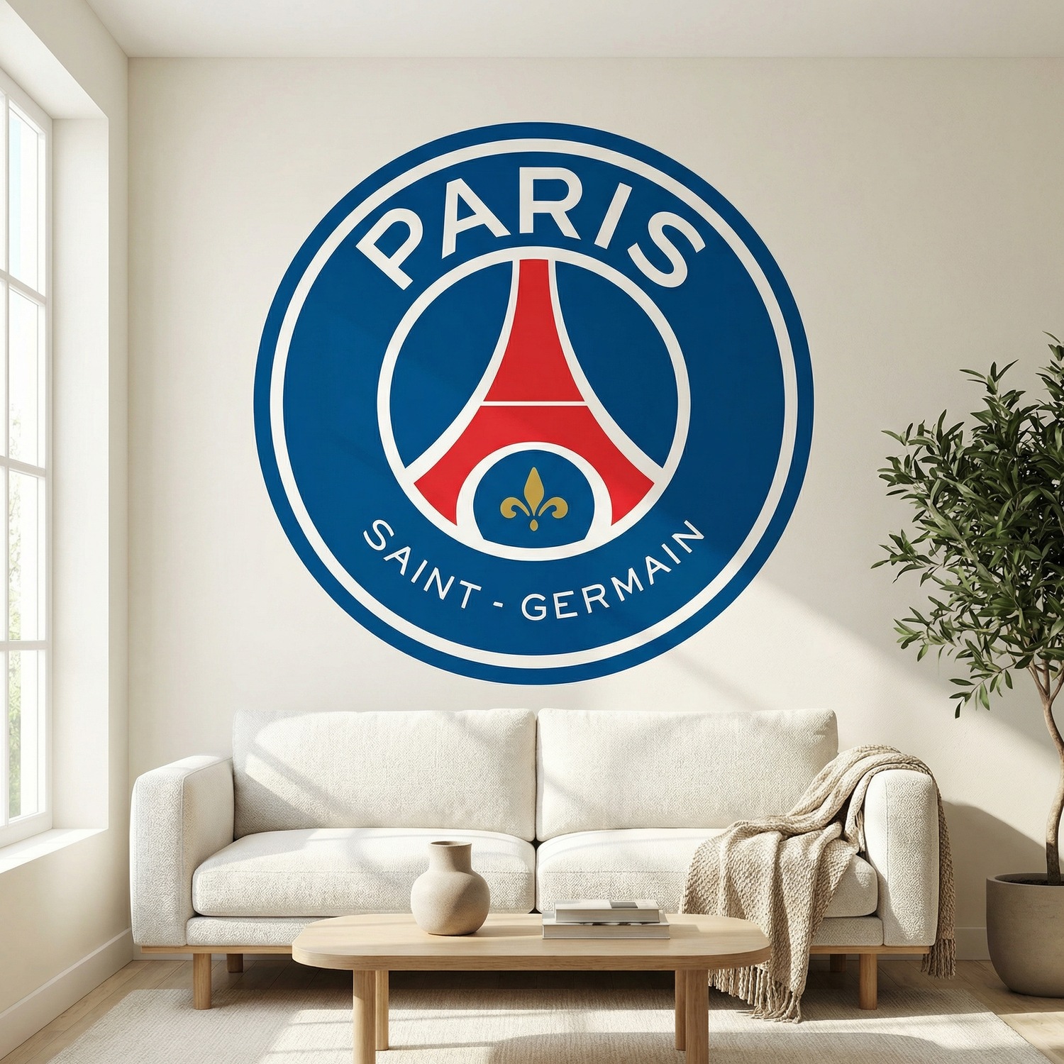 Stickers muraux: Bouclier du PSG
