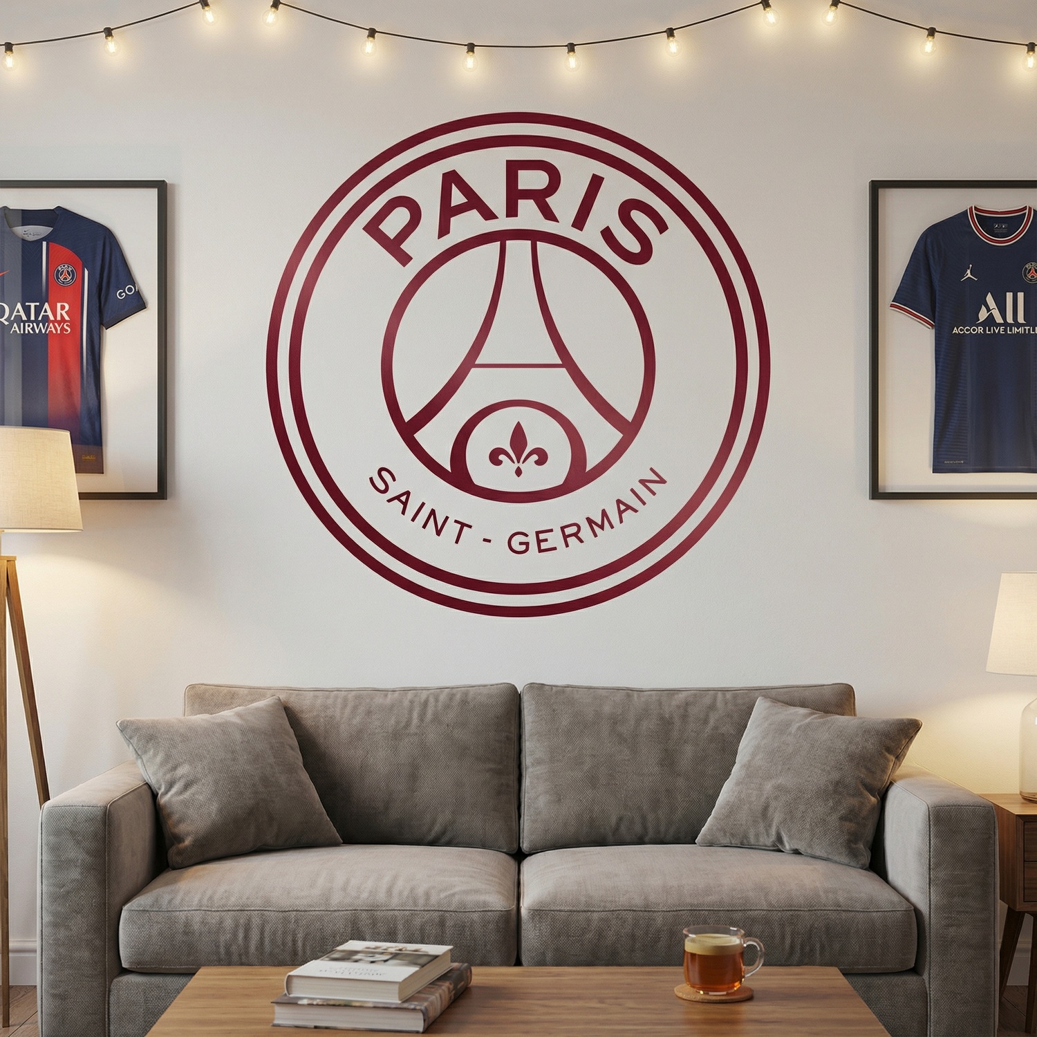 Stickers muraux: Armoiries du Paris Saint-Germain Football Club