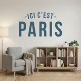 Stickers muraux: PSG Ici c&acute;est Paris 11