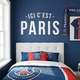 Stickers muraux: PSG Ici c&acute;est Paris 14