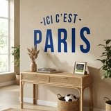 Stickers muraux: PSG Ici c&acute;est Paris 18