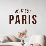 Stickers muraux: PSG Ici c´est Paris 3