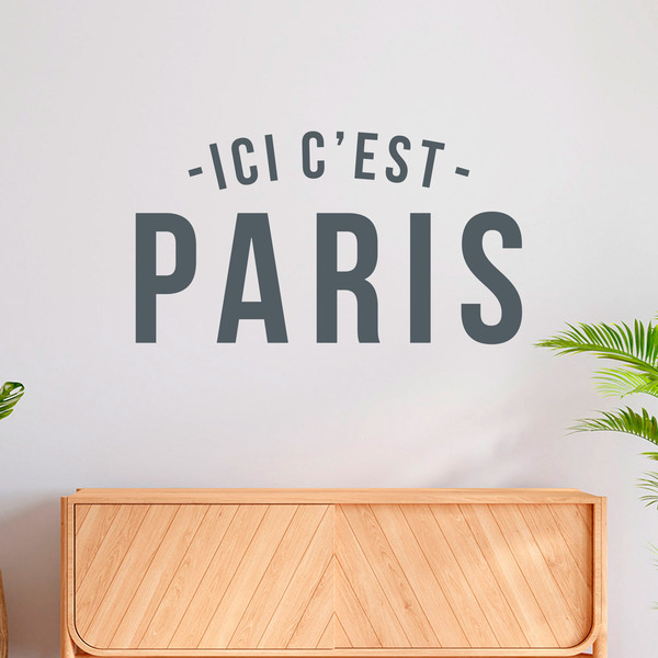 Stickers muraux: PSG Ici c´est Paris