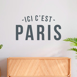 Stickers muraux: PSG Ici c´est Paris 4