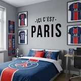 Stickers muraux: PSG Ici c&acute;est Paris 9
