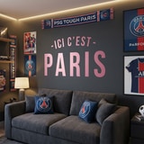 Stickers muraux: PSG Ici c&acute;est Paris 10