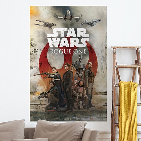 Stickers muraux: Poster adhésif Star Wars Rogue One Alliance 1