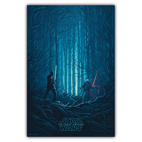 Stickers muraux: Poster adhésif Star Wars Épisode VII