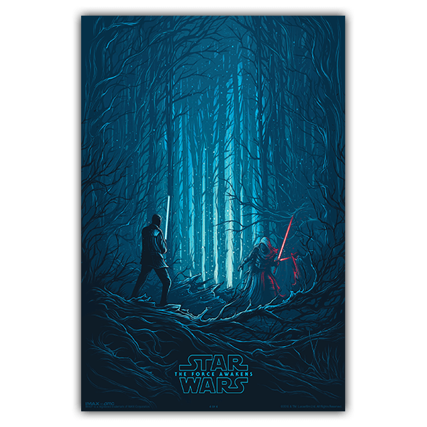 Stickers muraux: Poster adhésif Star Wars Épisode VII