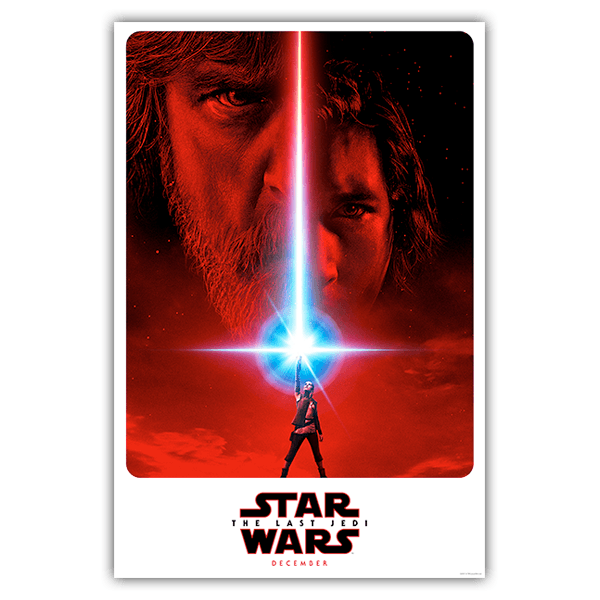 Stickers muraux: Poster adhésif Star Wars Épisode VIII