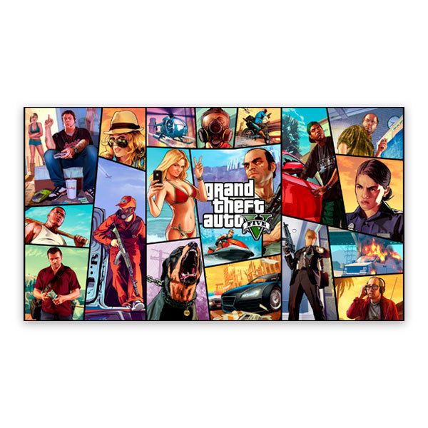 Stickers muraux: Grand theft auto V