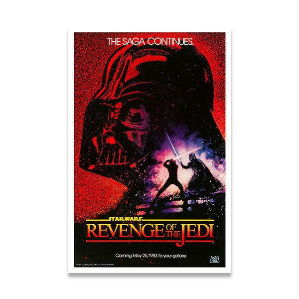 Stickers muraux: Star Wars la vengeance des Jedi
