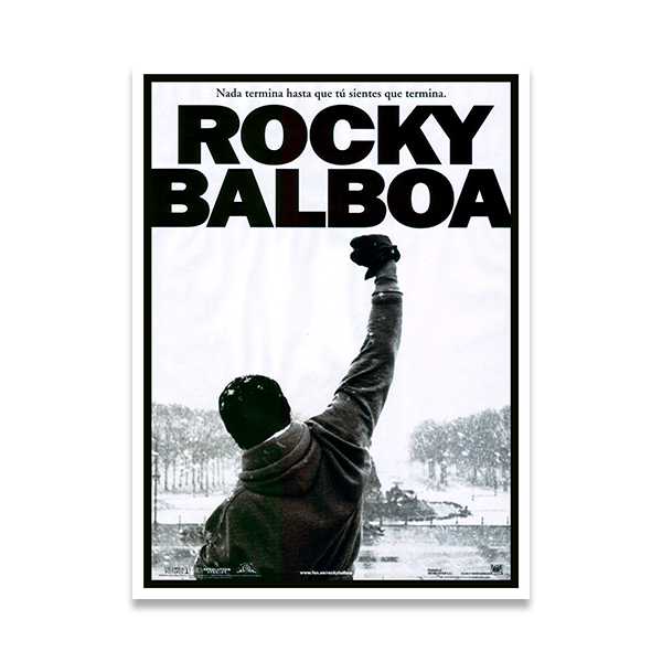 Stickers muraux: Rocky Balboa motivation