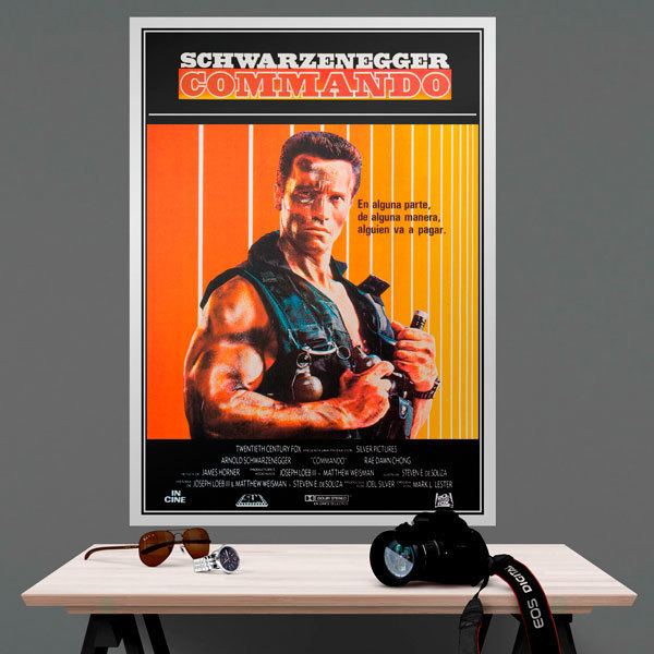 Stickers muraux: Schwarzenegger commande