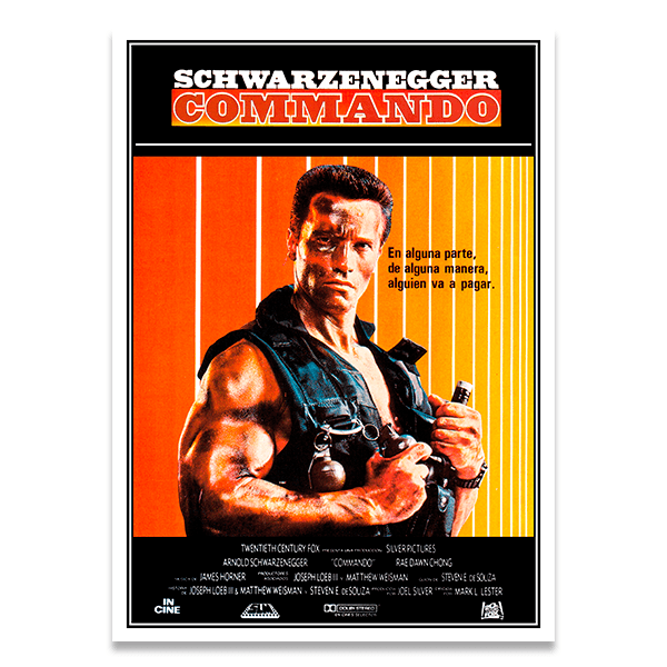 Stickers muraux: Schwarzenegger commande