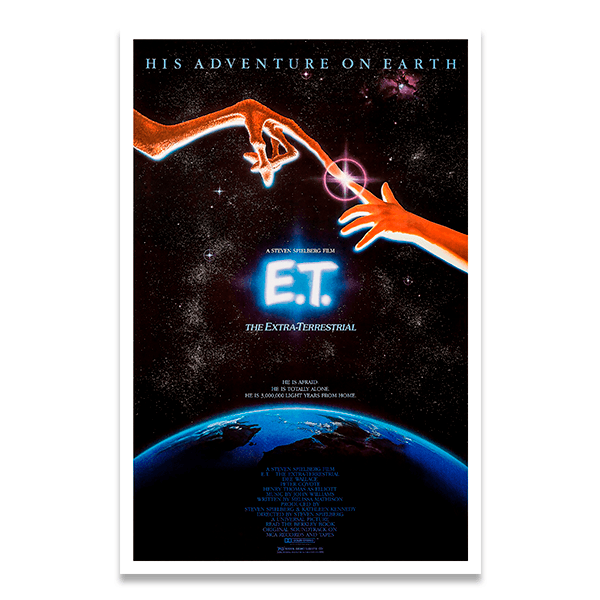 Stickers muraux: ET et Elliot