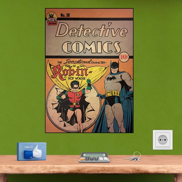 Stickers muraux: Batman et Robin