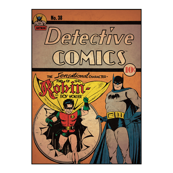 Stickers muraux: Batman et Robin