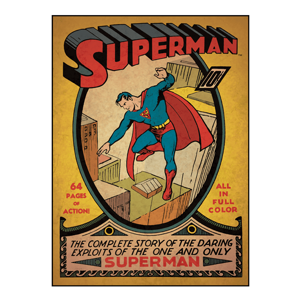 Stickers muraux: Bande Dessinée Classique sur Superman