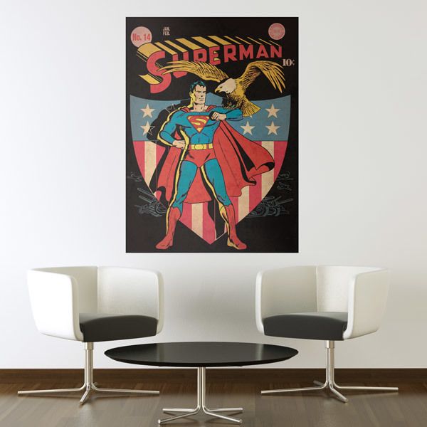 Stickers muraux: Superman Avec un Aigle