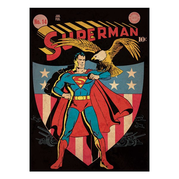 Stickers muraux: Superman Avec un Aigle